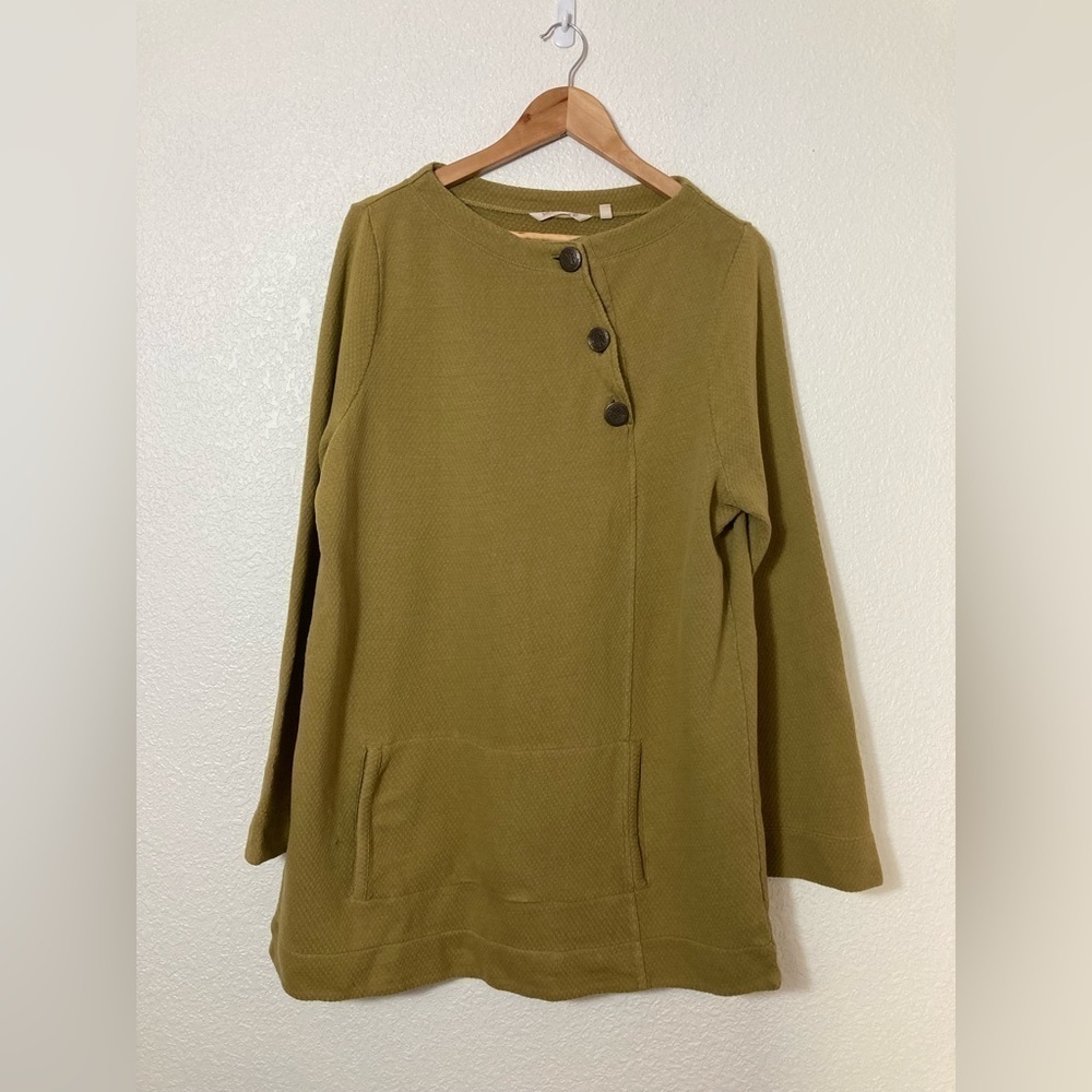 Soft Surroundings Maru Button Pullover Sweater Si… - image 1